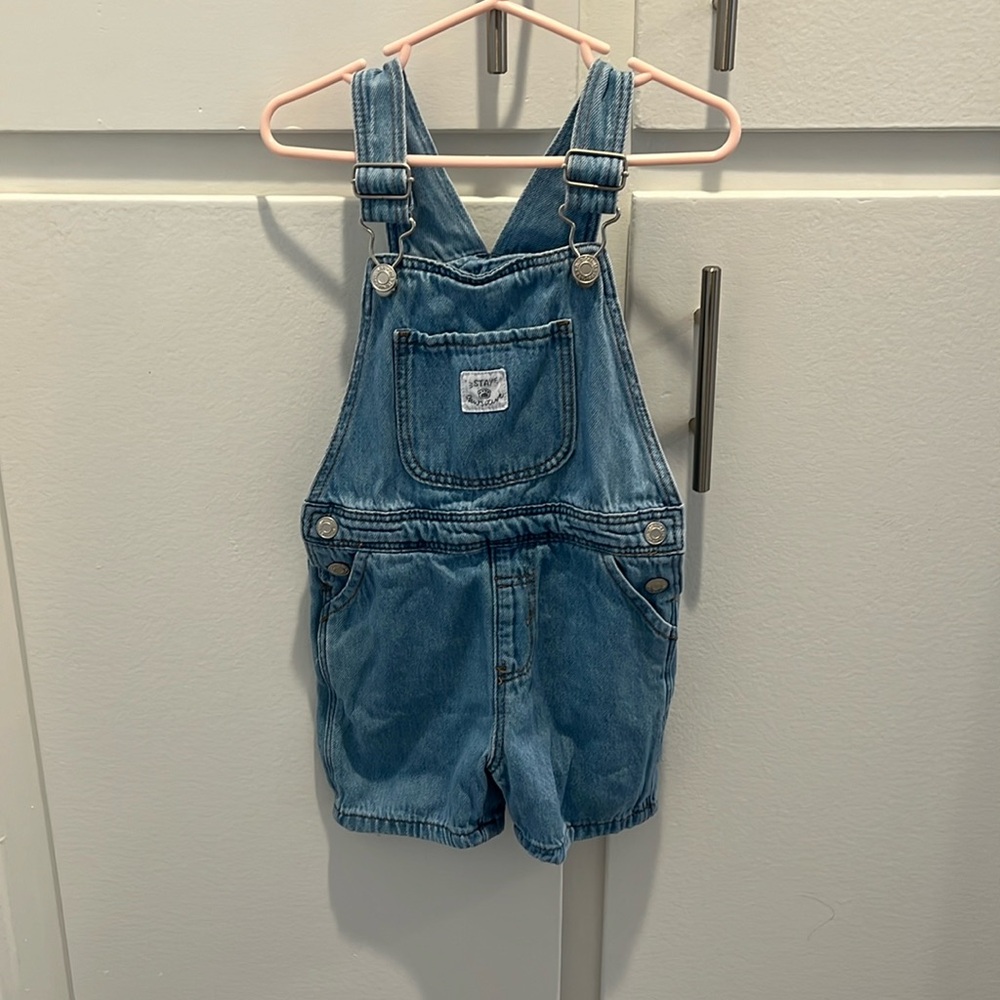 NET baby Denim Overalls Size 3T 100% Cotton